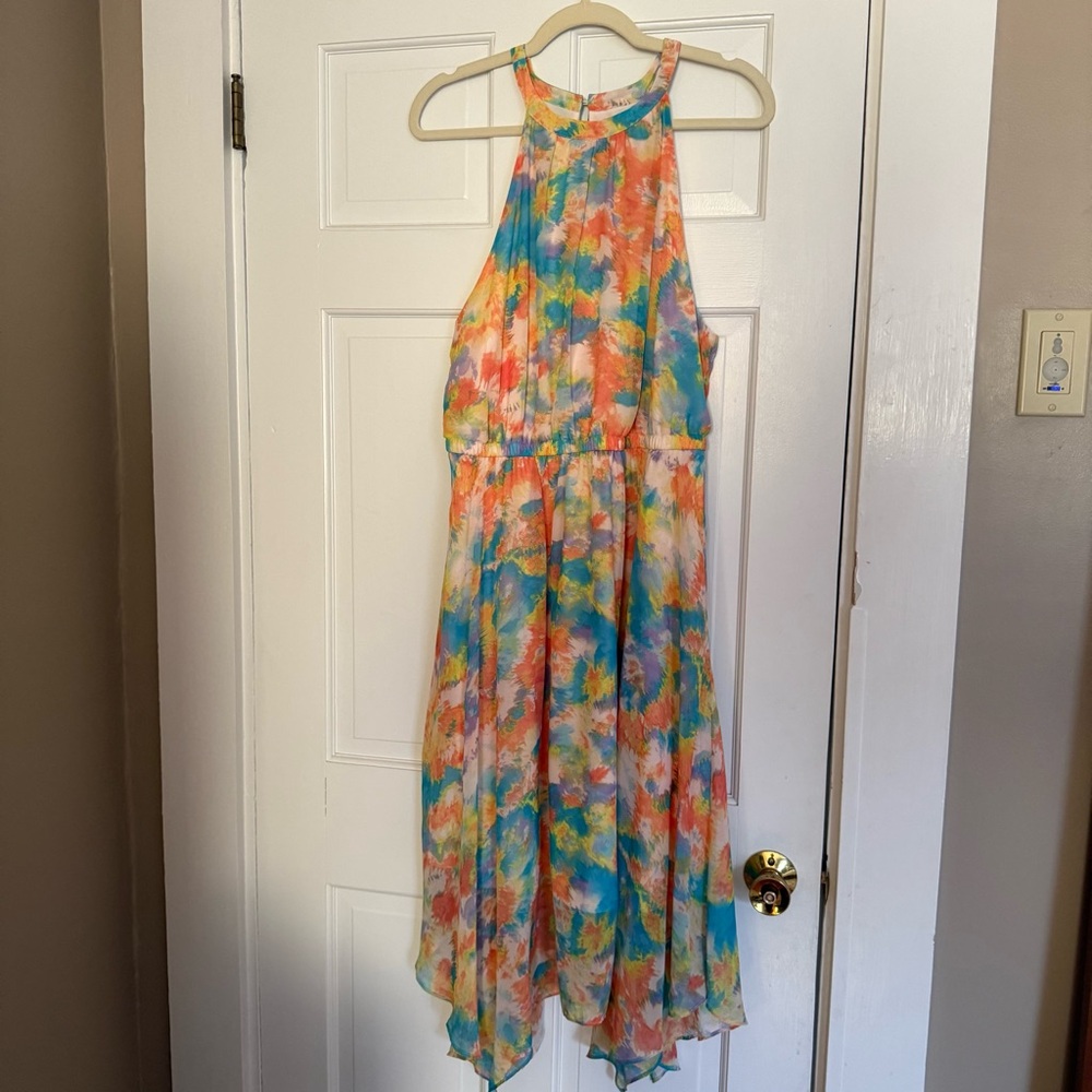 BCBGeneration Size L Halter Dress